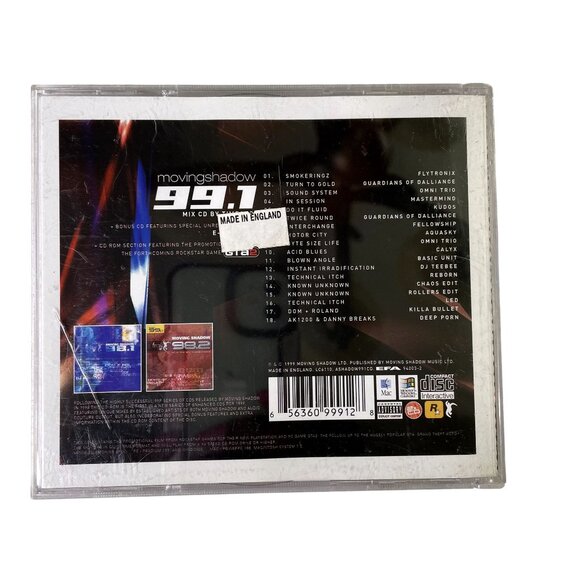 Moving Shadow 99.1 Timecode New Wave Audio Music 2 CDs 1998 18 Tracks u - Picture 2 of 2
